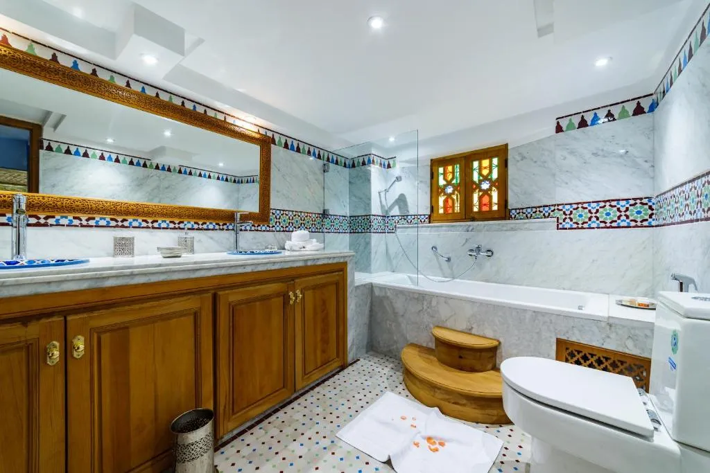 Interior of bathroom at Riad Rcif Alif Suite & SPA in Fes