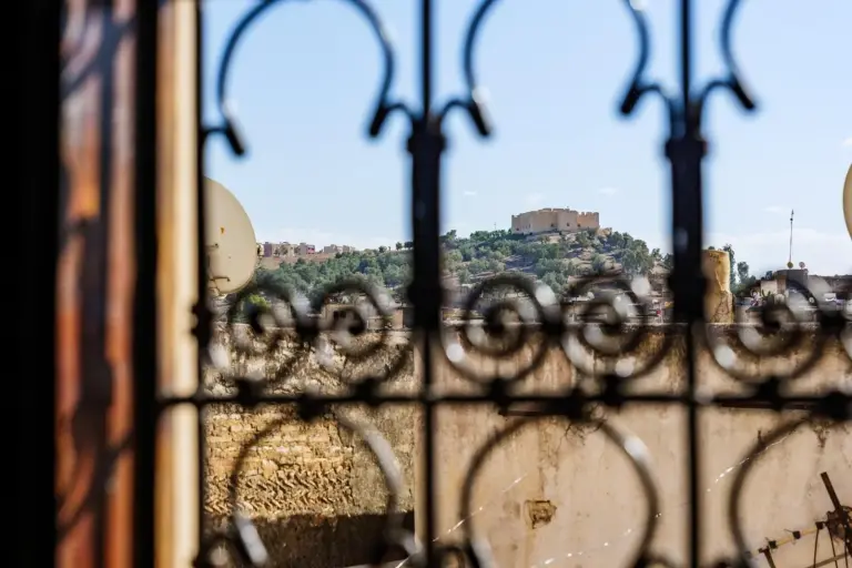 Scenic outlook from Riad Rcif & Spa Originale with a castle view