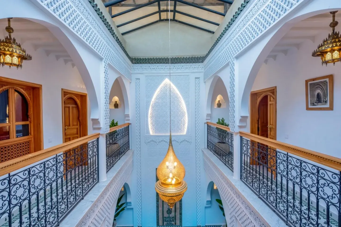Pasillo en Riad Secret De Medina en Marrakech