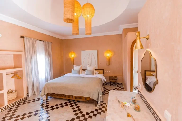 Riad Villa Amood room with natural light
