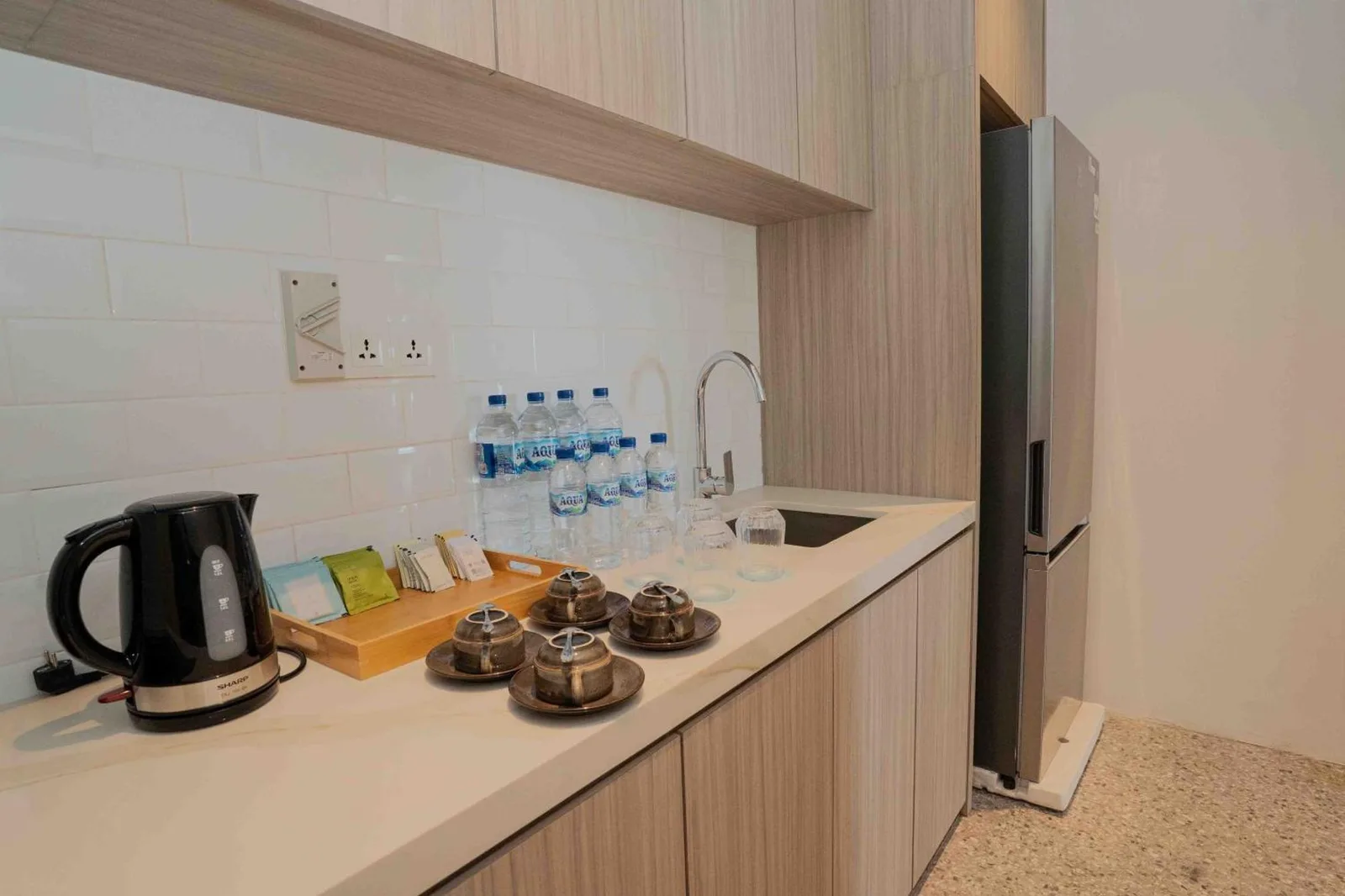 Kitchenette setup at Riahi by Swiss-Belhotel, Batam