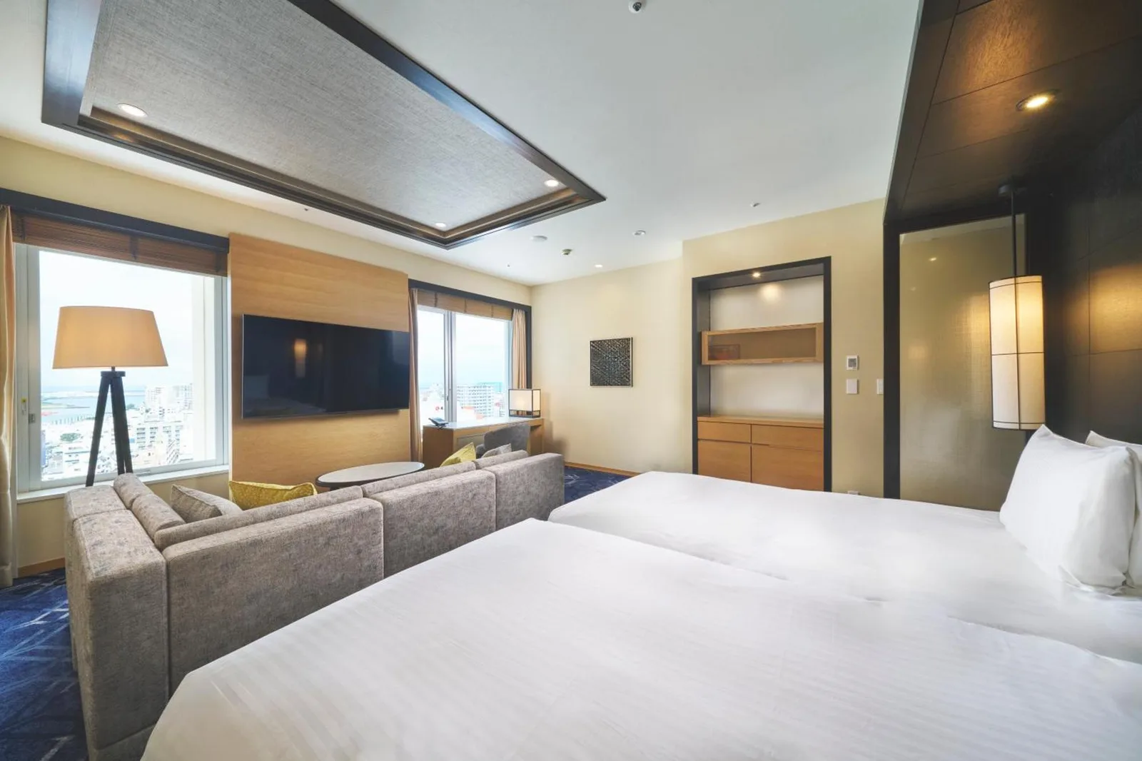 Twin bed room at Rihga Royal Gran Okinawa