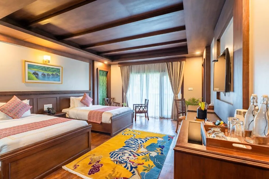 Habitación Doble en River Bank Jungle Resort, Chitwan