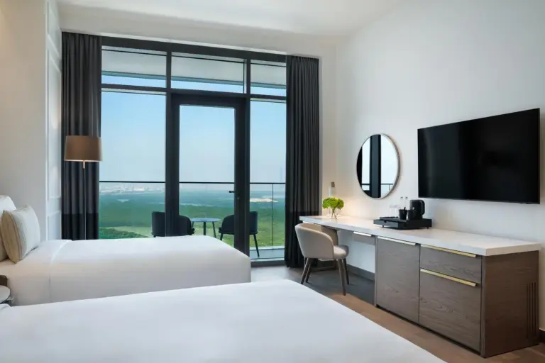Twin room view at Rotana Ras Al Khaimah - The Mangroves