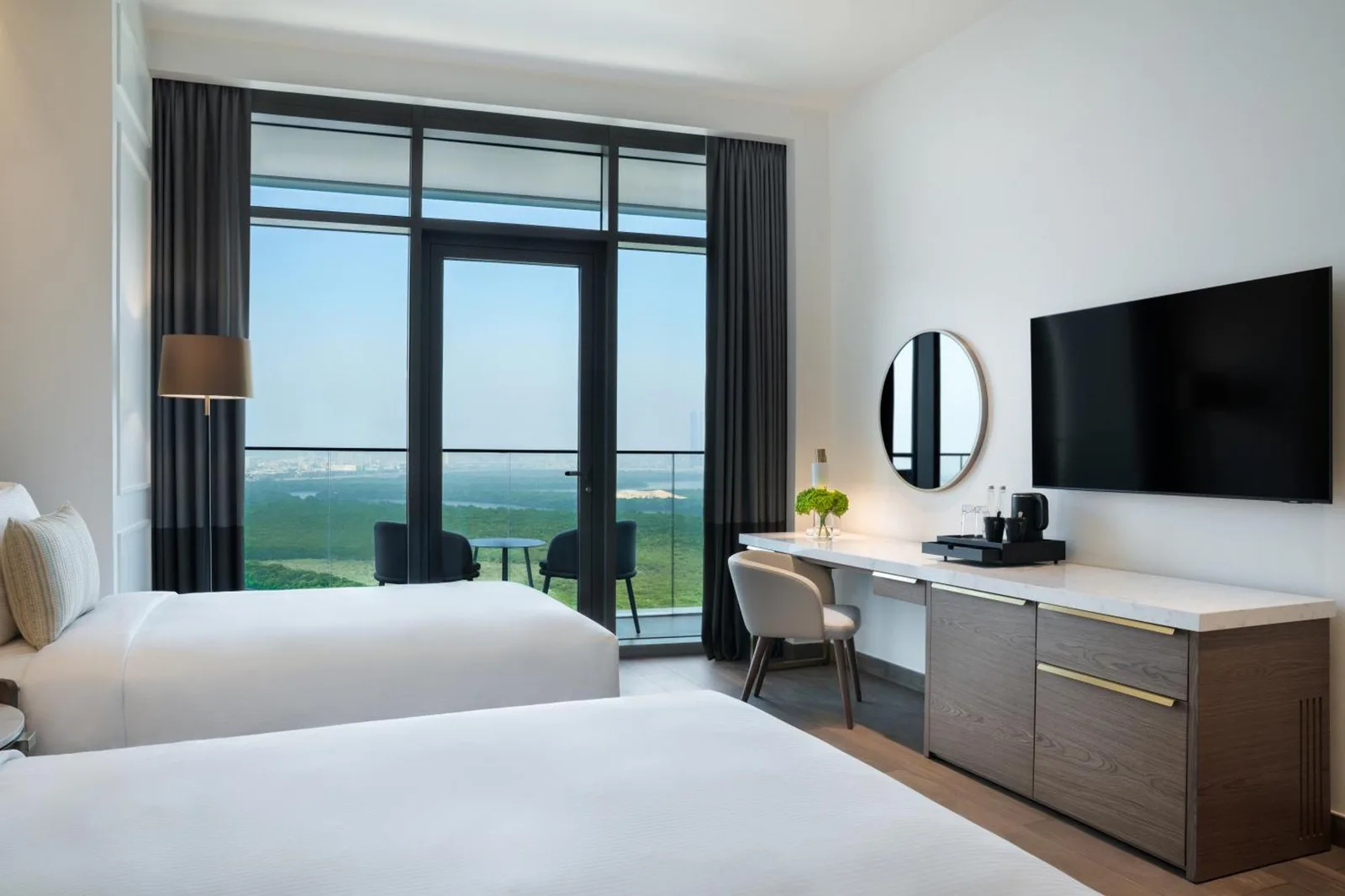 Twin room view at Rotana Ras Al Khaimah - The Mangroves