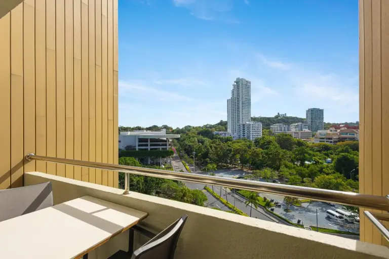 Vue depuis le balcon au Royal Cliff Beach Hotel Pattaya