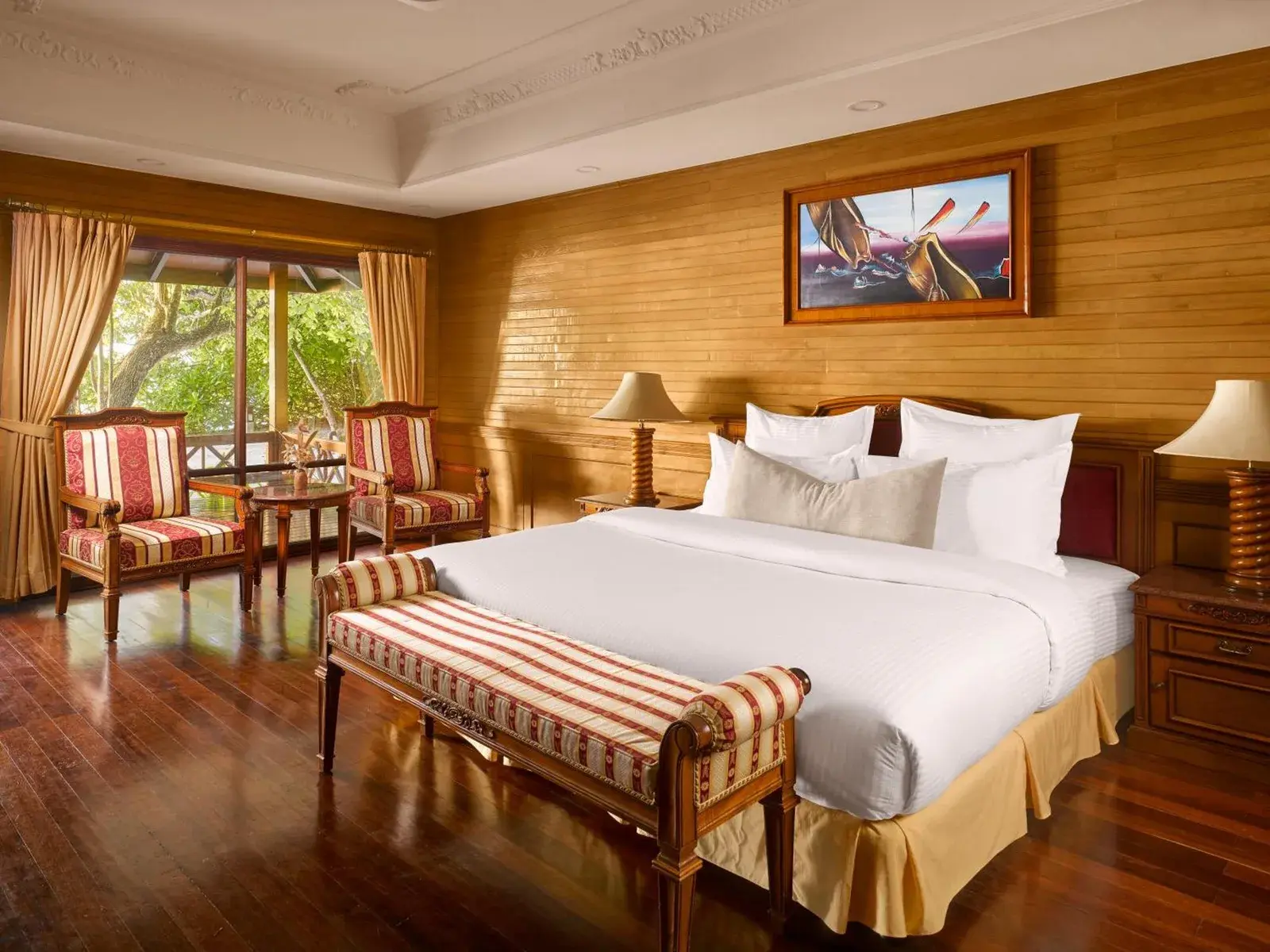 Chambre de luxe au Royal Island Resort Maldives avec un décor élégant