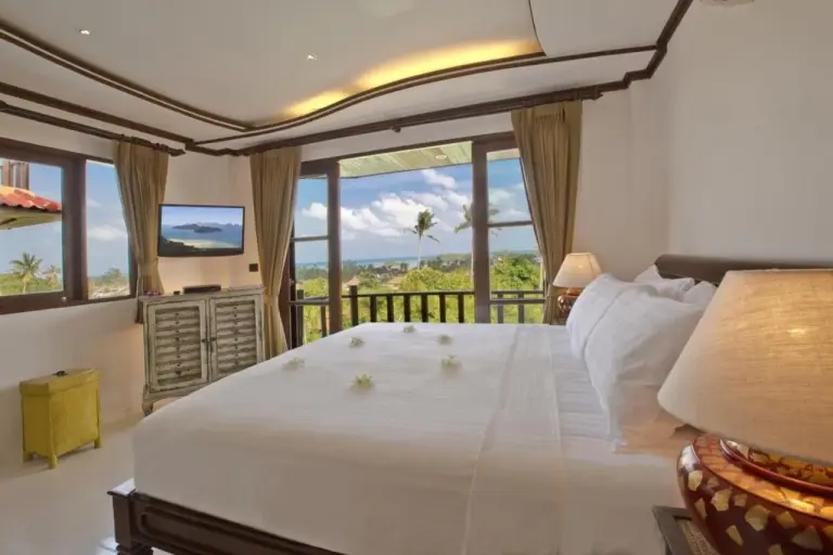 Cozy guestroom in Royal Majestic Grand Thai Villa in Koh Samui