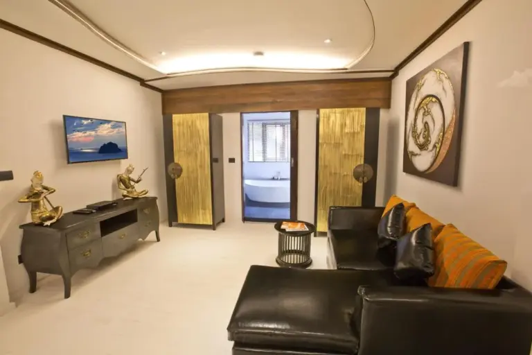Living room in Royal Majestic Grand Thai Villa in Koh Samui