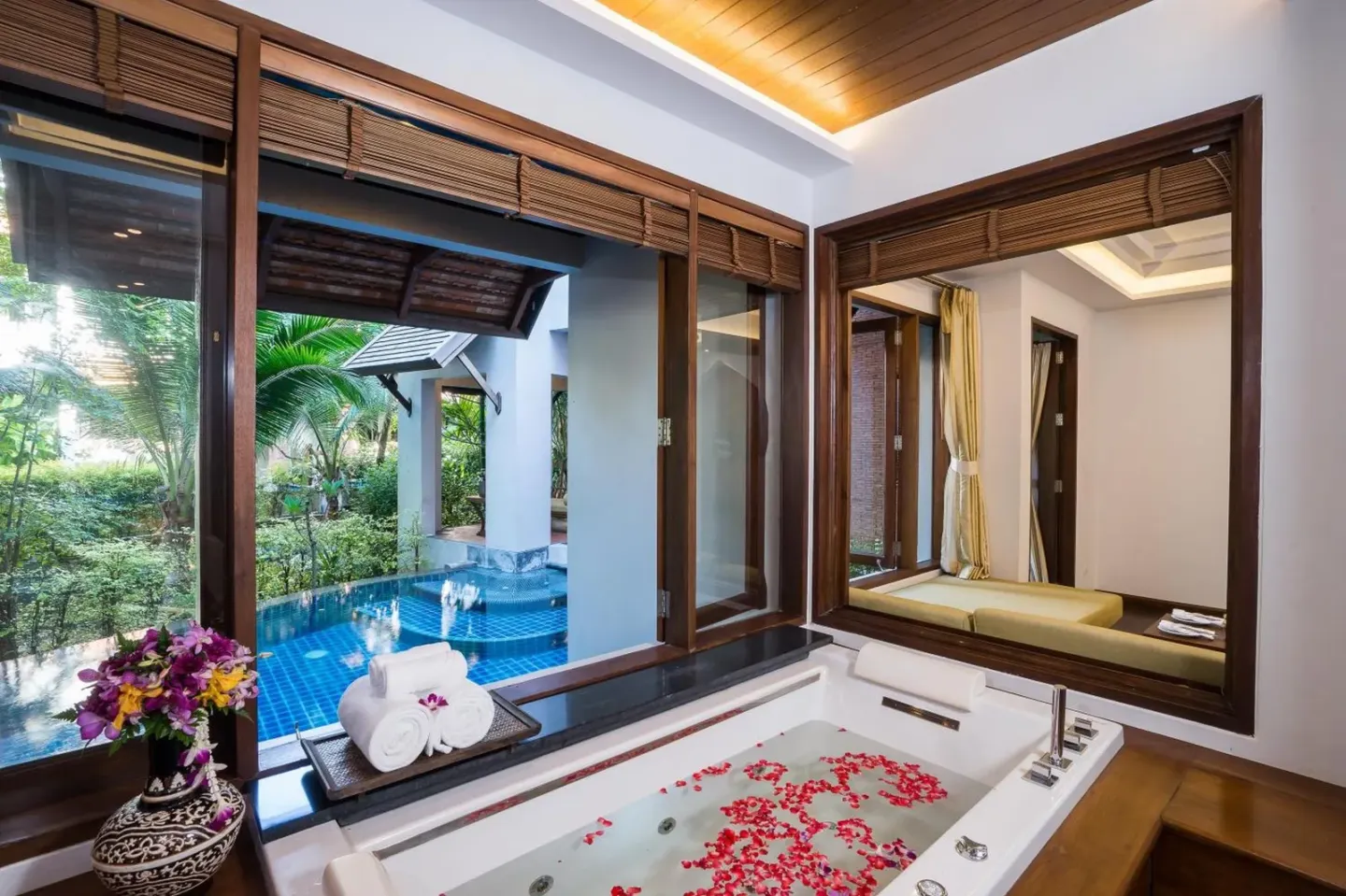 Spa bathroom at Royal Muang Samui Villas in Koh Samui