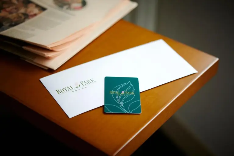 Welcome kit at Royal Park Hotel