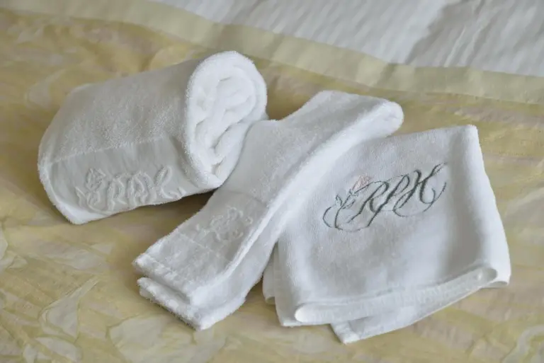 Luxury towels at Royal Park Hotel