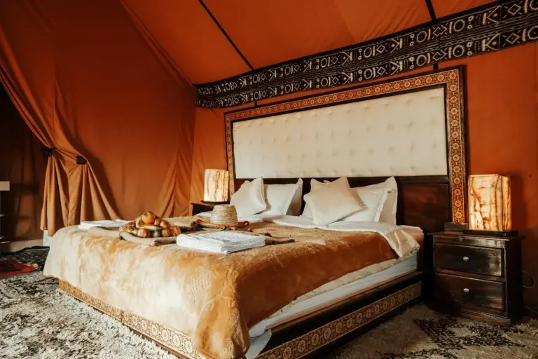 Sahara Luxury Camp - Installation confortable de tente twin