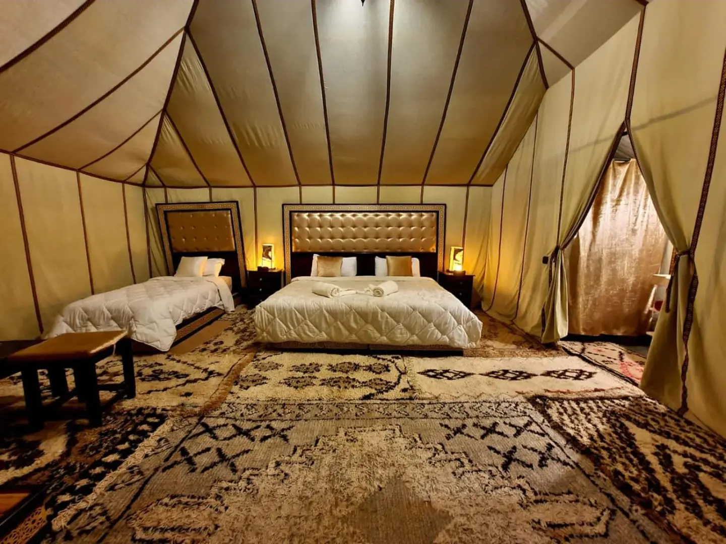 Sahara Luxury Camp - Design élégant de la tente