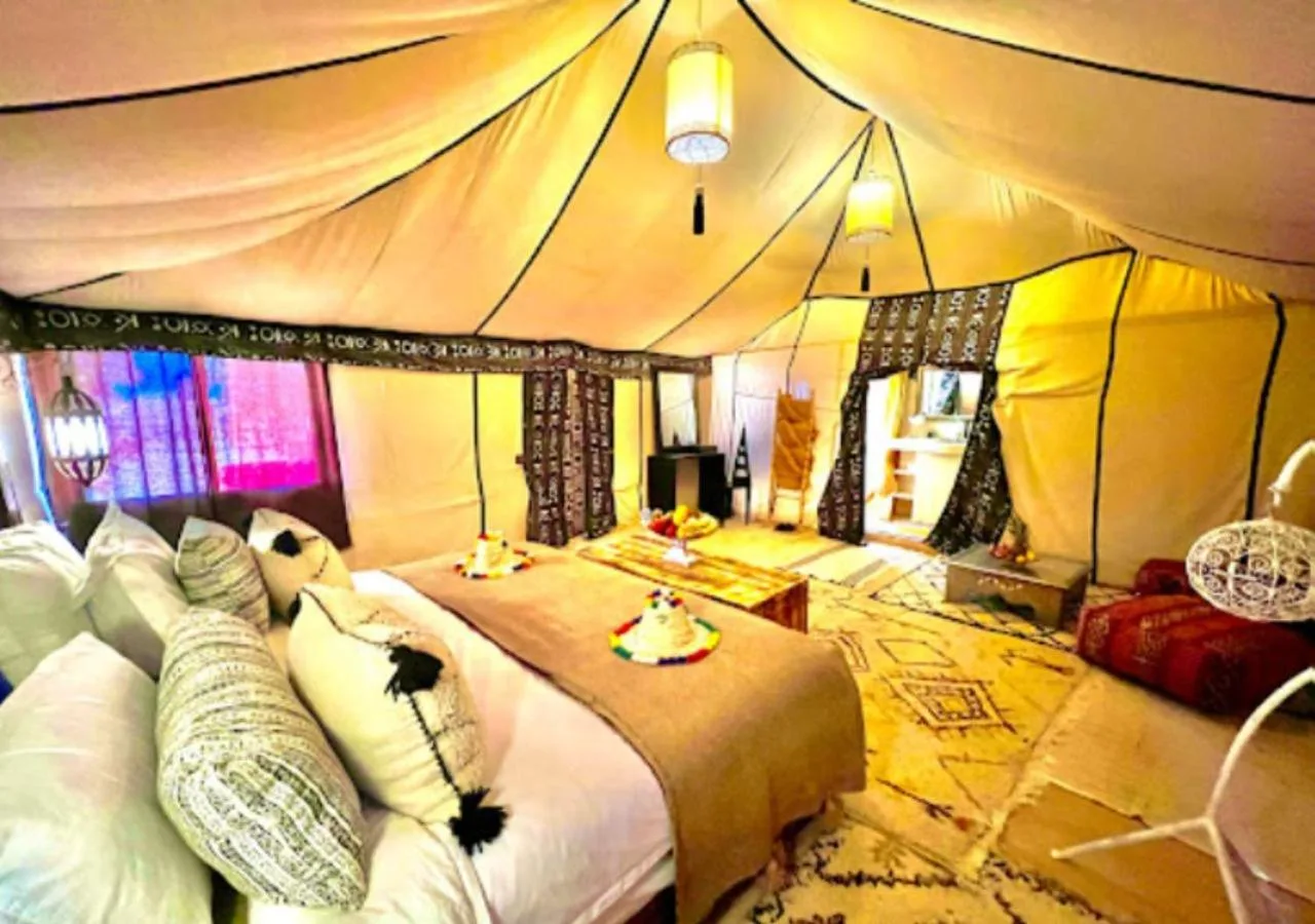 sahara oasis camp, in Merzouga