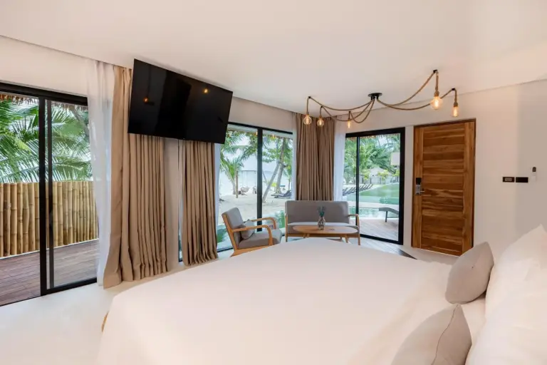 Vue de suite confortable au Samaraya Wellness Resort à Koh Samui