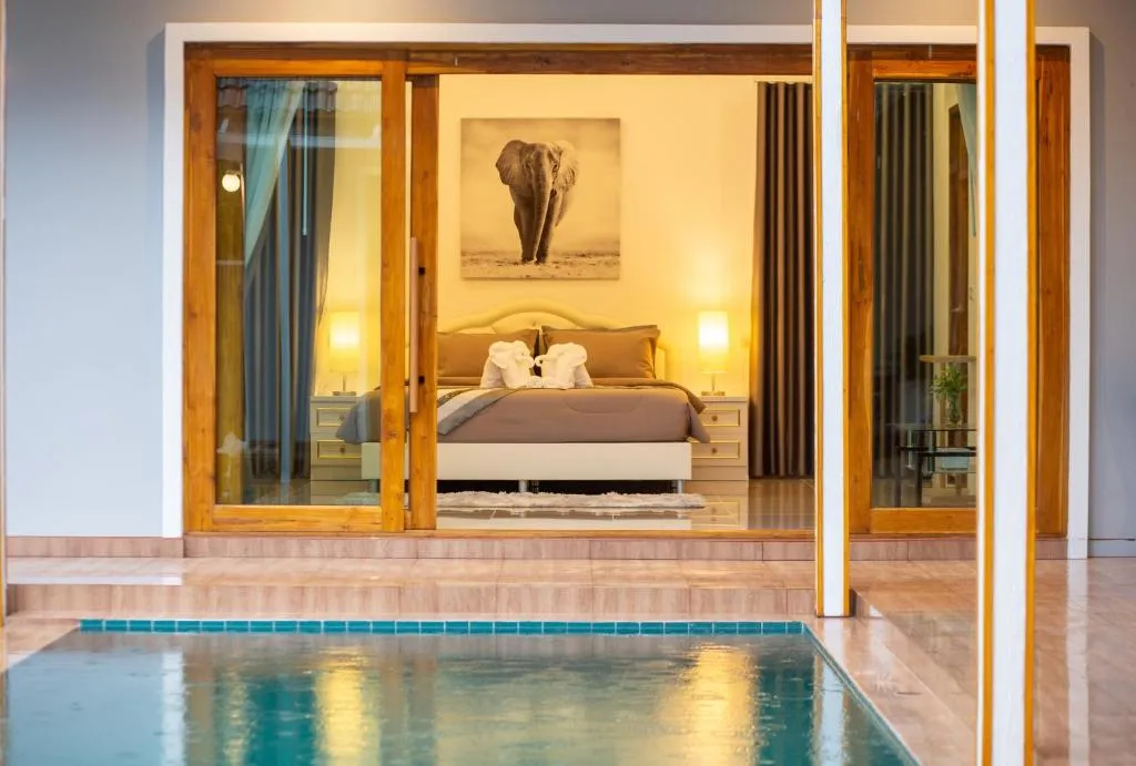 Close-up of lounge area at Samui Tropical Pool Villas