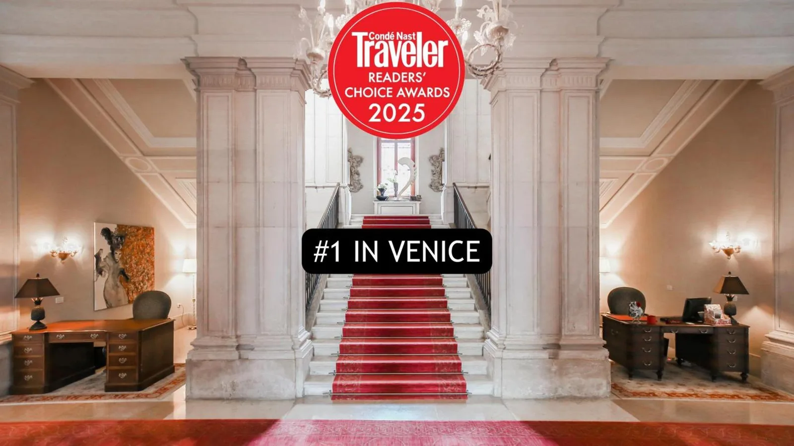 Grand Escalier au San Clemente Palace Venice