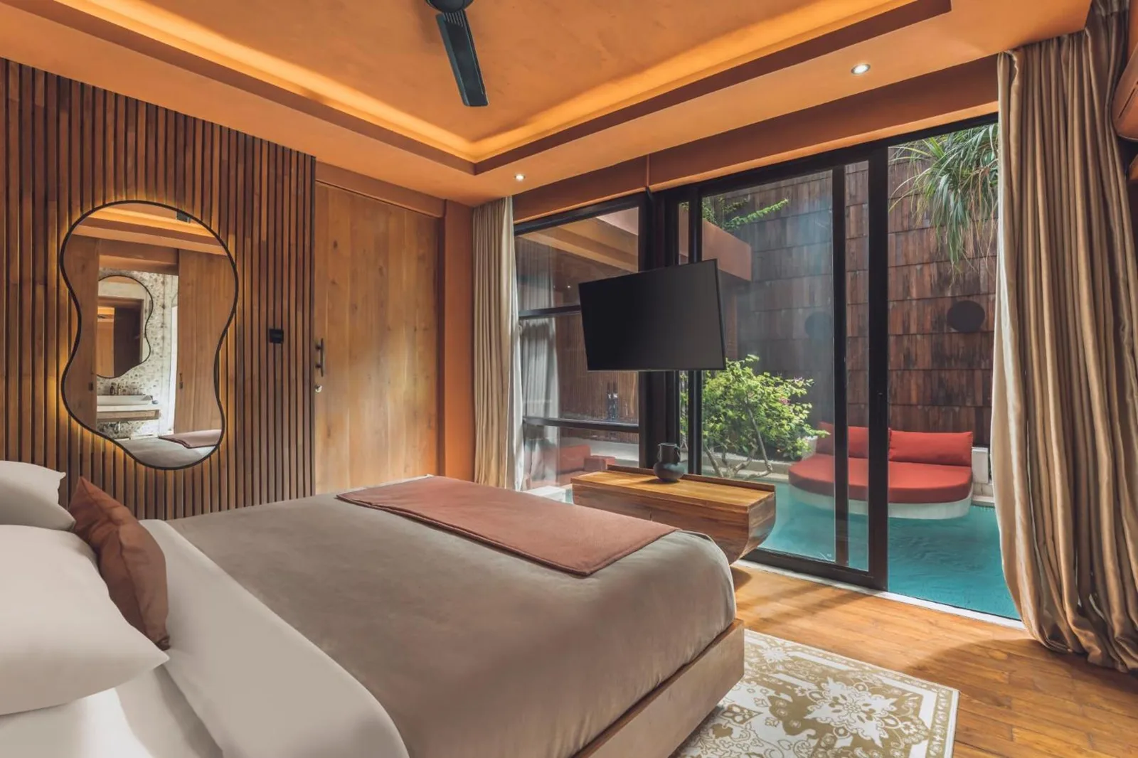 Sana Vie Villa Seminyak stylish bedroom