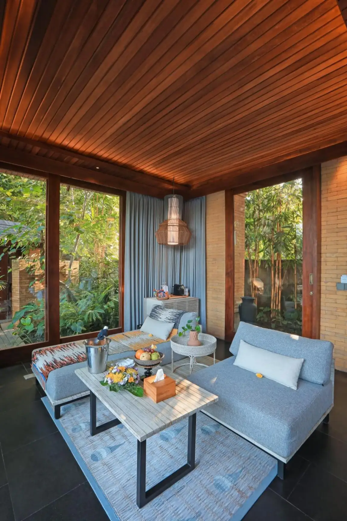 Cozy lounge area at Sanna Ubud A Pramana Experience