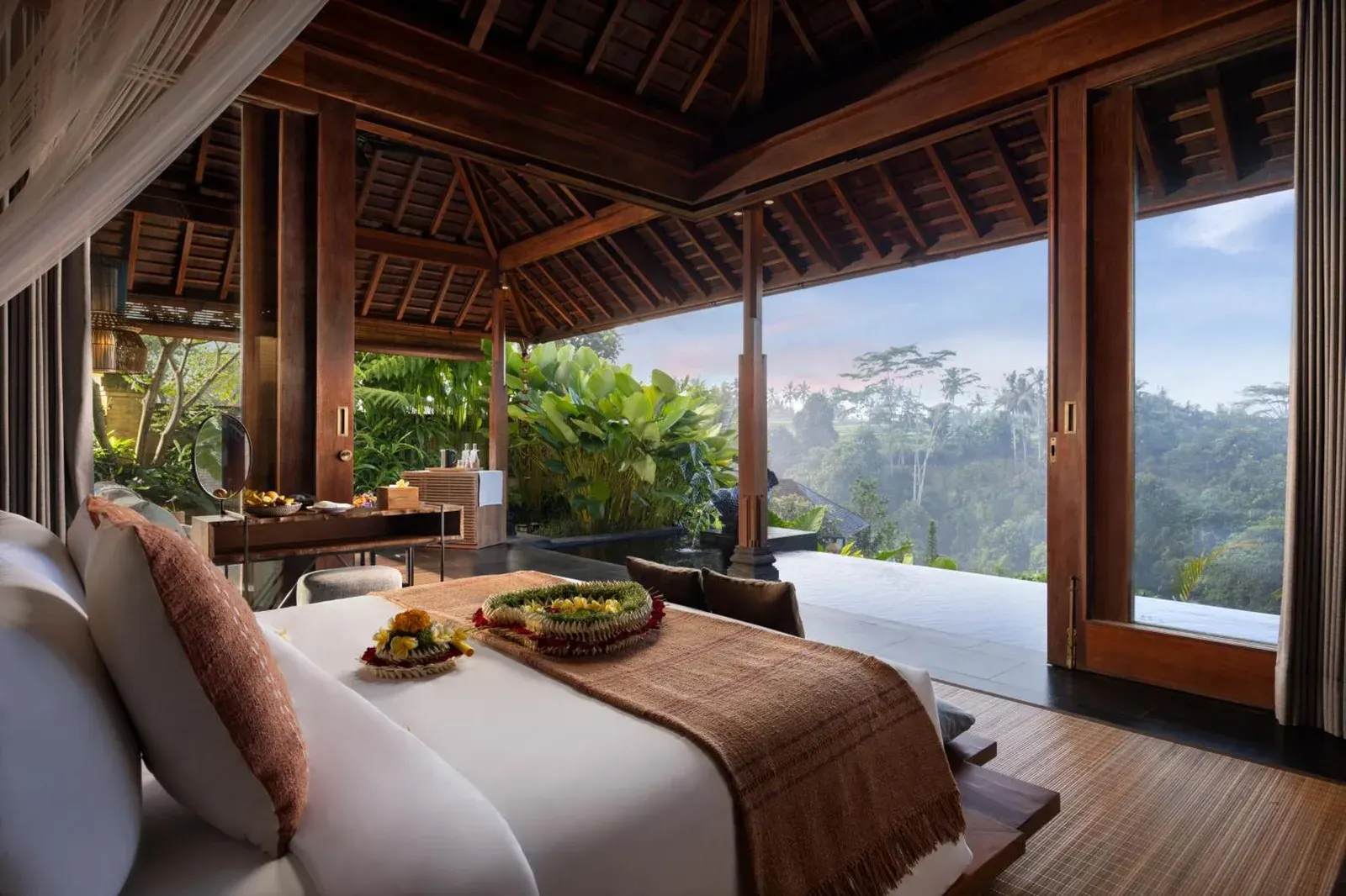 View from bedroom at Sanna Ubud A Pramana Experience