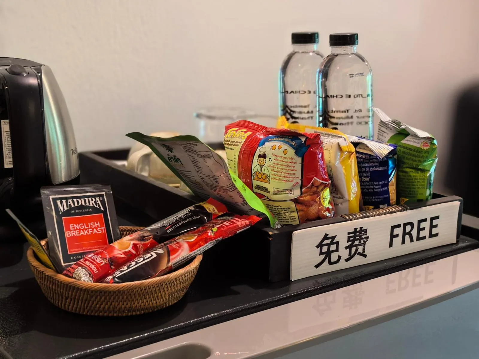 Complimentary snacks at Sannot Riverside Boutique Hotel in Chiang Mai