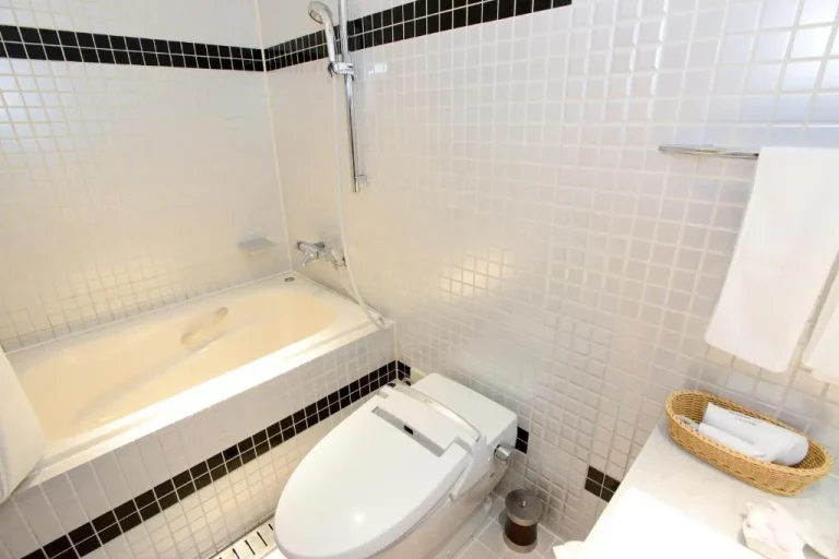 Sapporo Park Hotel bathroom with tub and toilet