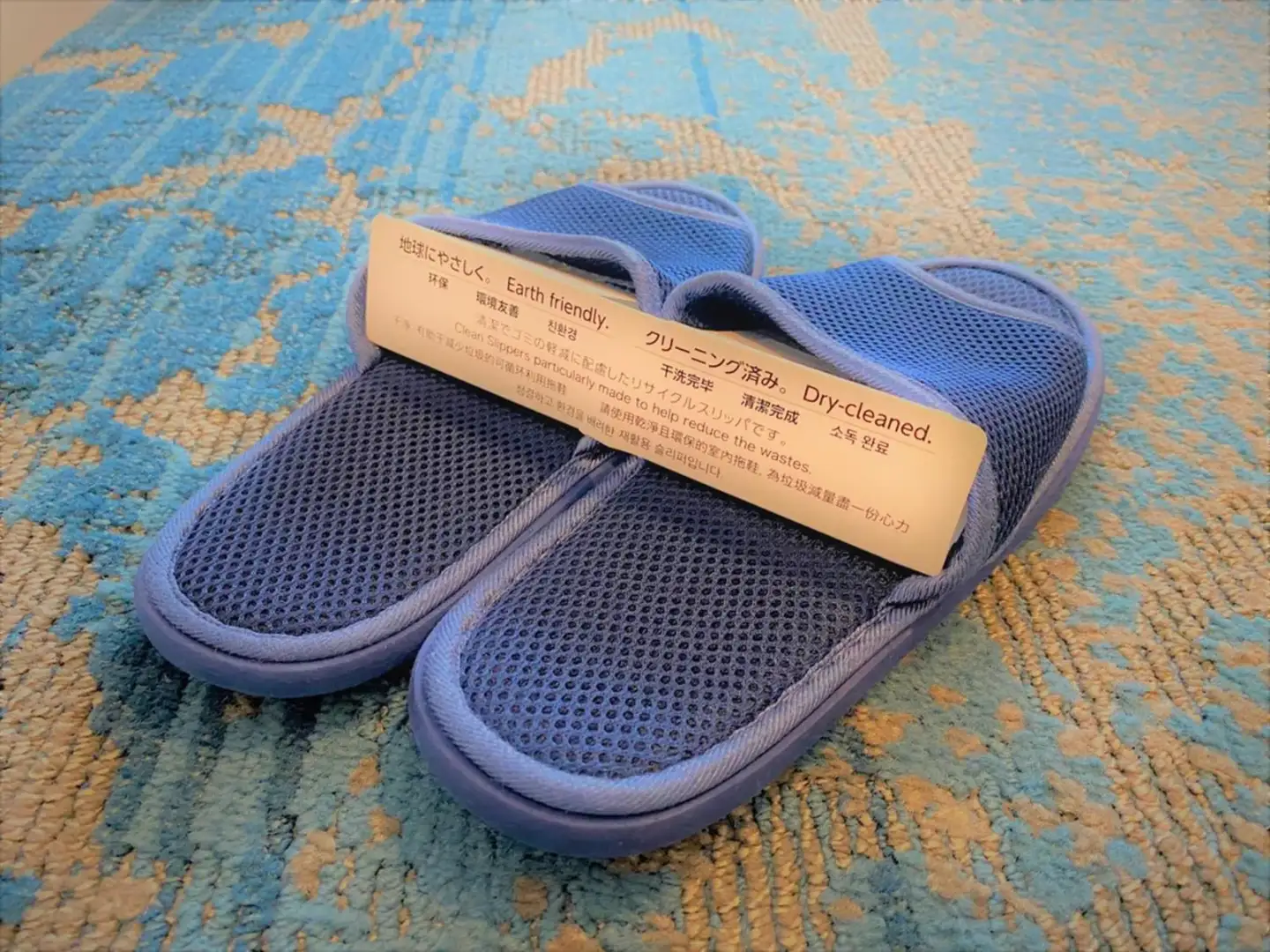 Chaussons écologiques au Sapporo Prince Hotel