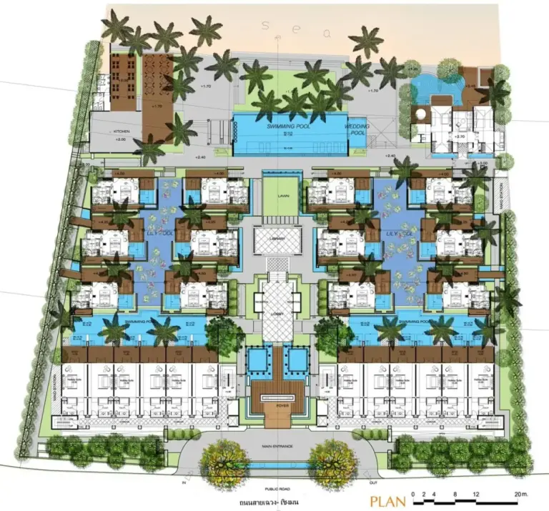Sareeraya Villas & Suites plano de distribución