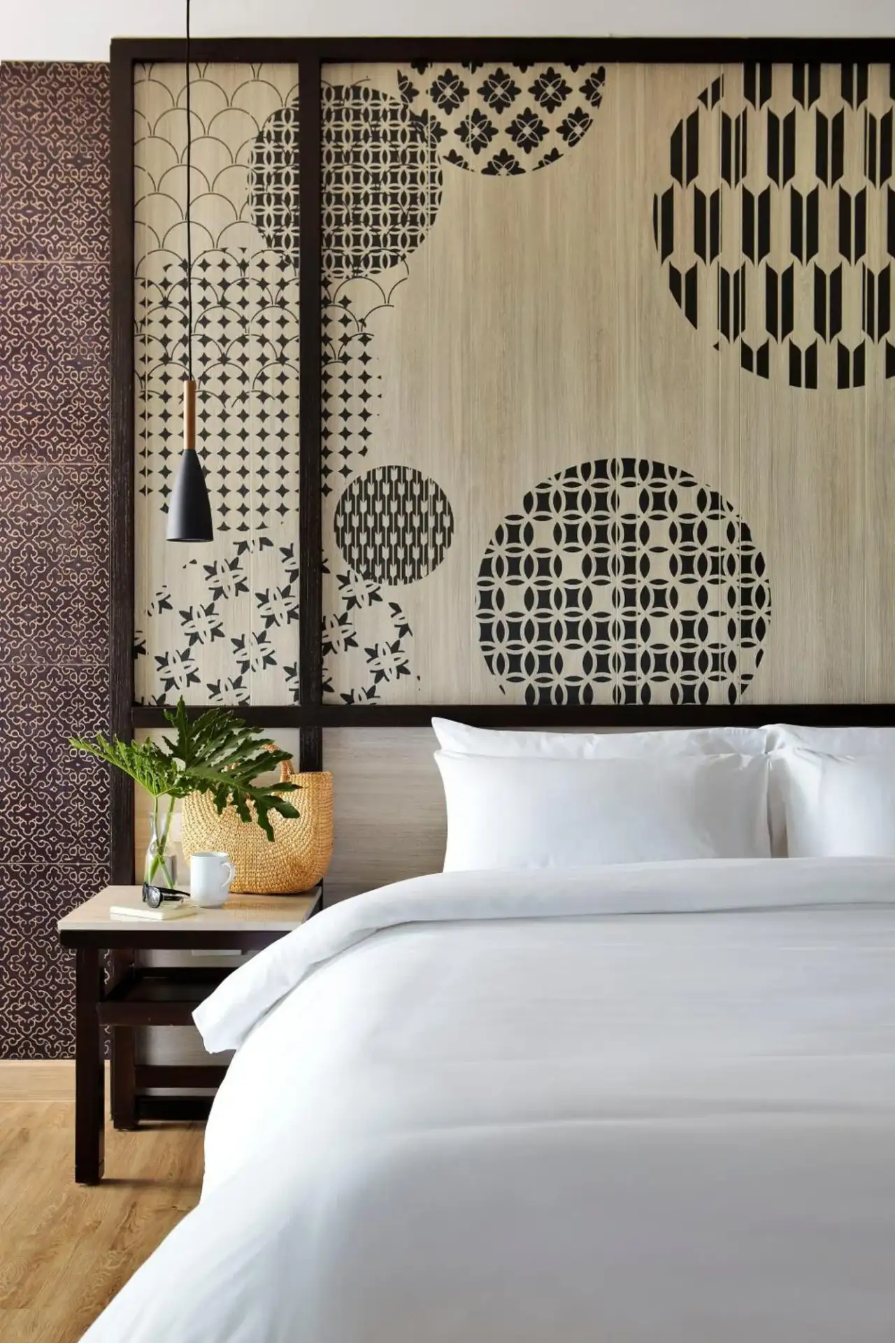 Sareeraya Villas & Suites elegante disposición de la cama