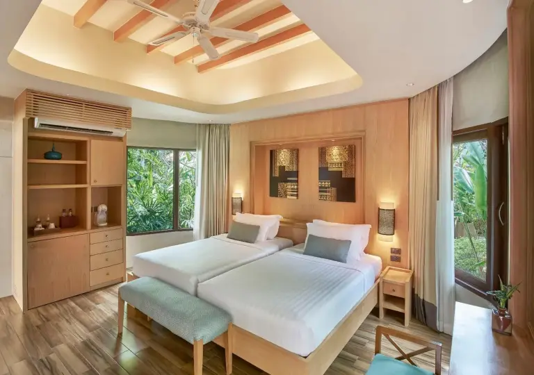 Twin bed room view at Sea Sand Sun Resort and Villas, Pattaya
