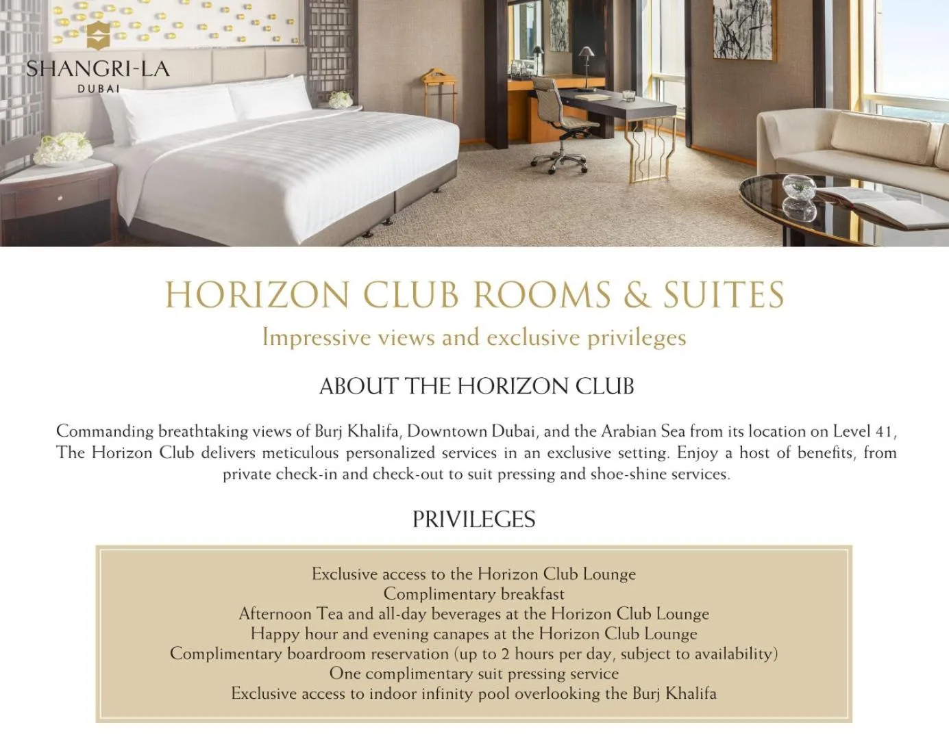 Shangri-La Dubai, à Dubaï