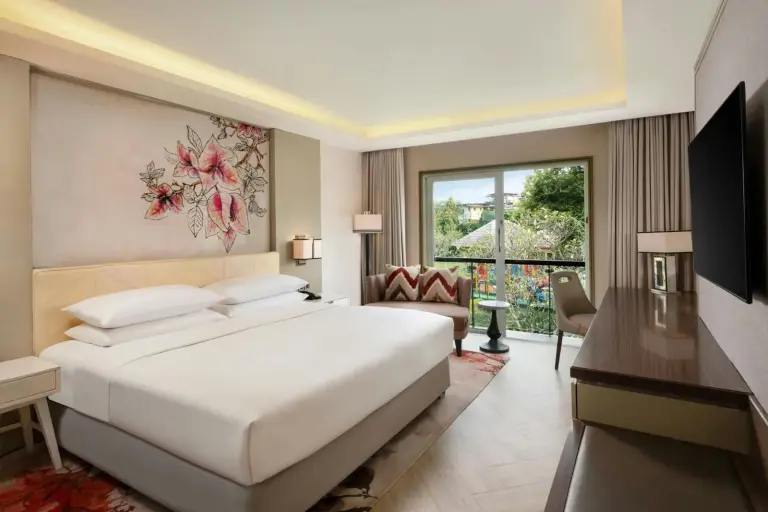 Another view of a deluxe room in Sheraton Bandung Hotel & Towers