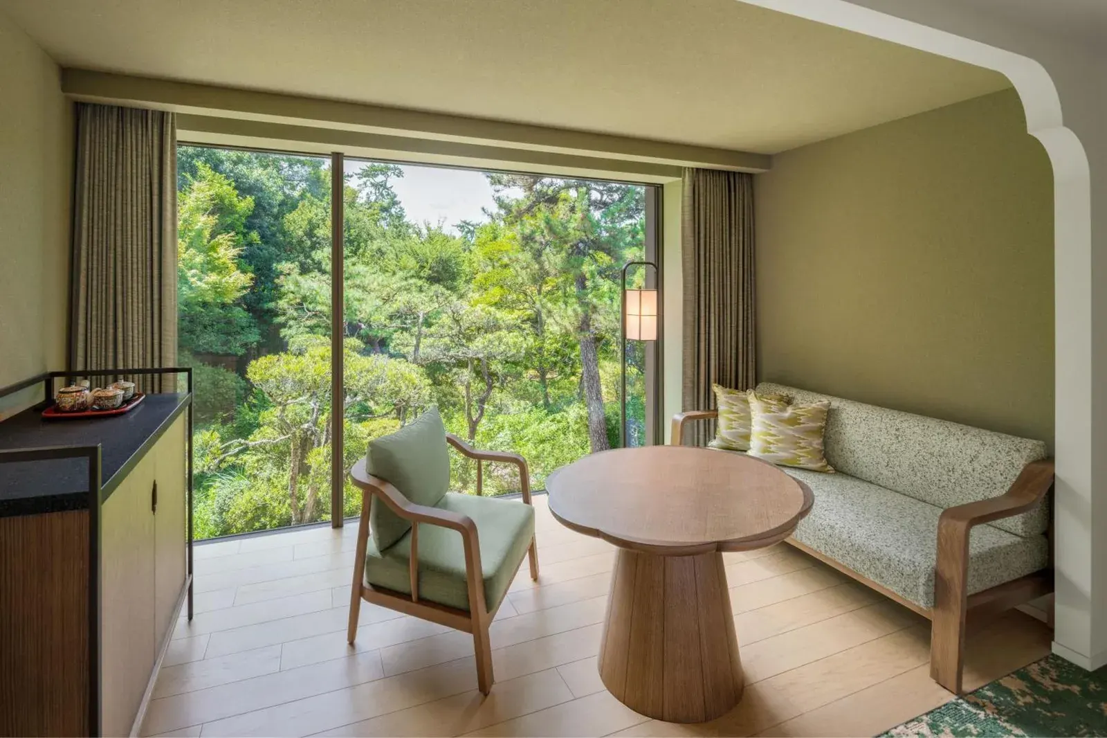Coin salon confortable au Shisui, a Luxury Collection Hotel, Nara