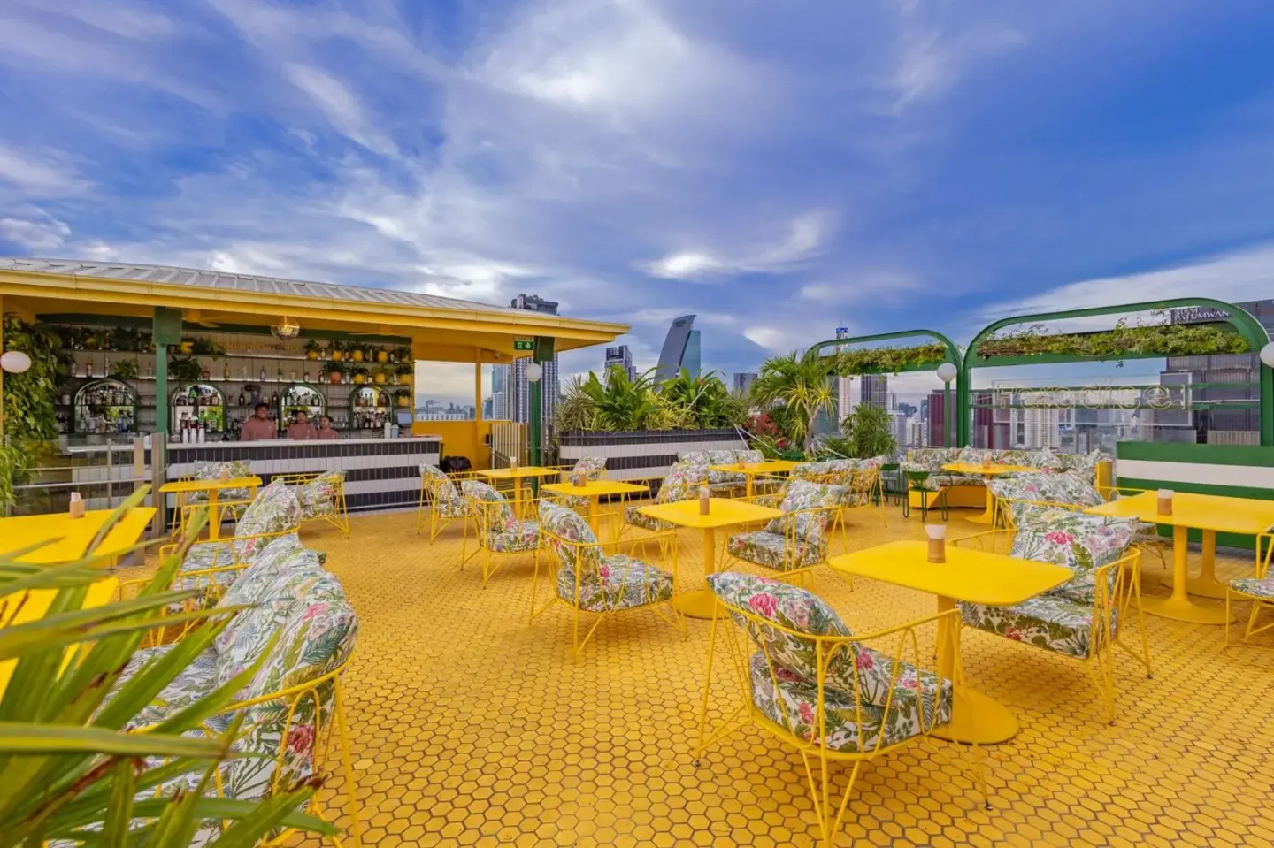 Rooftop bar at Siam At Siam Design Hotel Bangkok