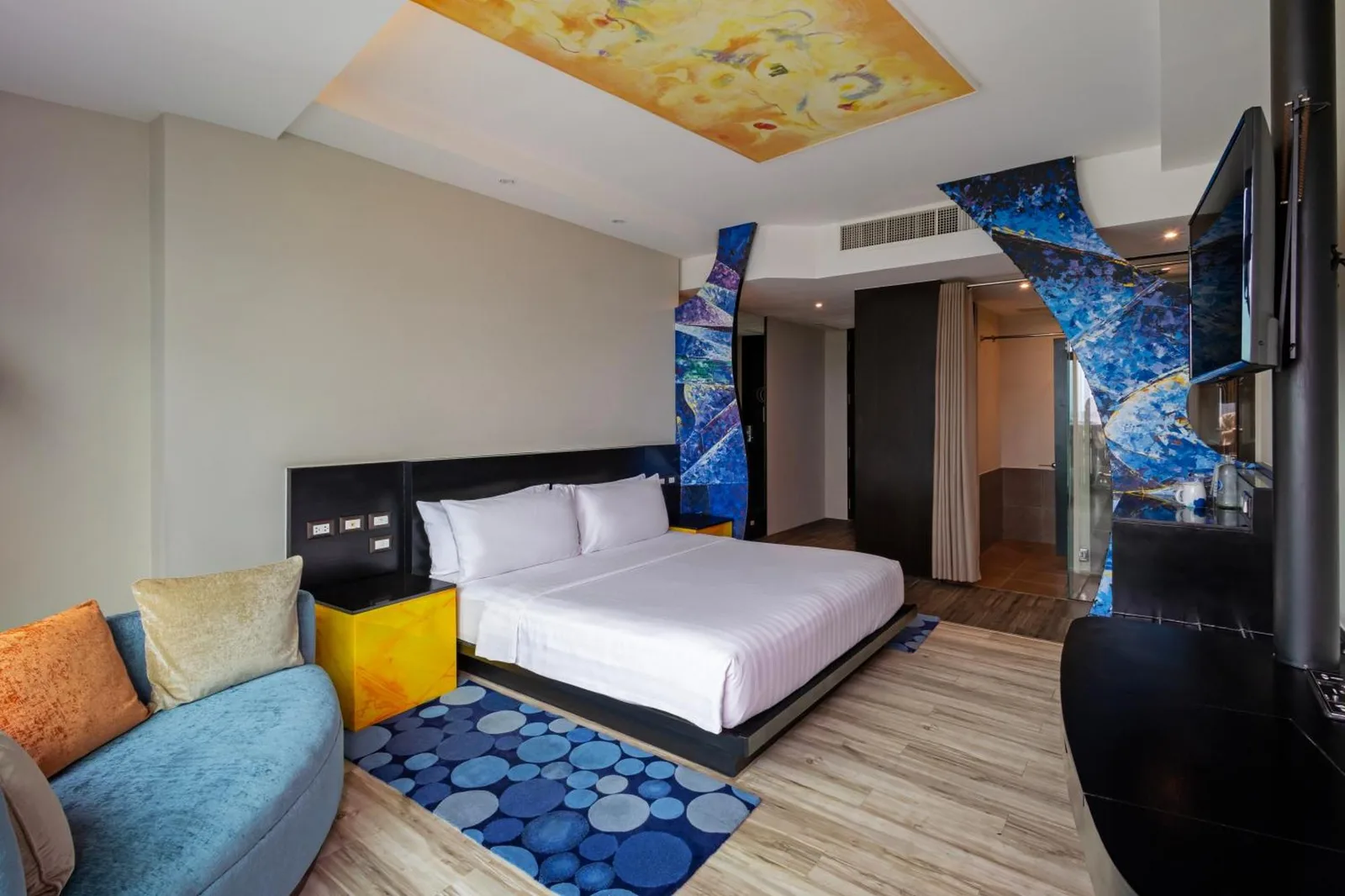 Chambre d’hôtes design colorée au Siam At Siam Design Hotel Pattaya