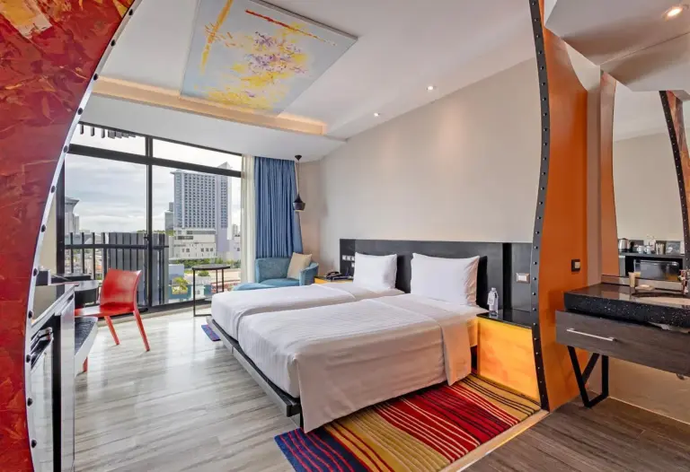 Chambre d’hôtes twin au Siam At Siam Design Hotel Pattaya
