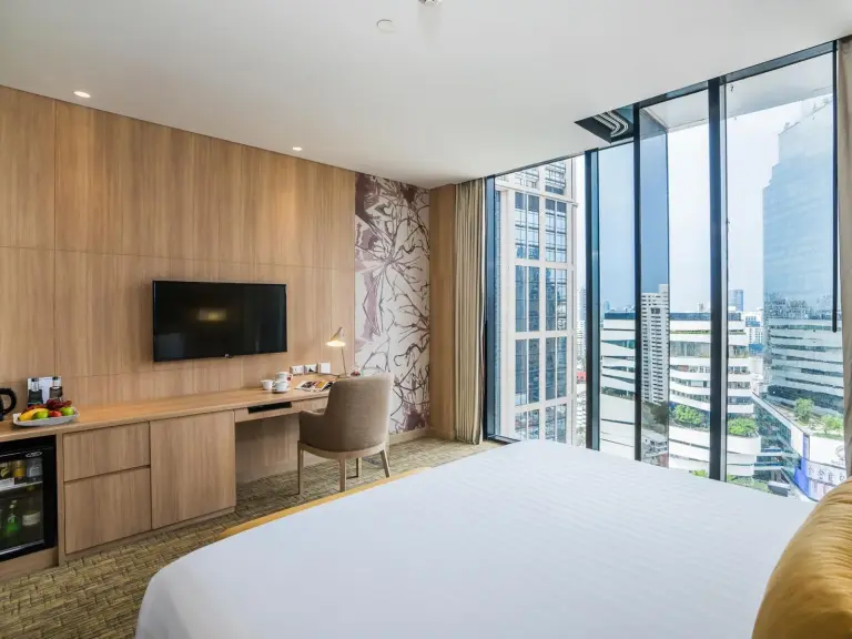 Habitación con vistas a la ciudad en Skyview Hotel Bangkok