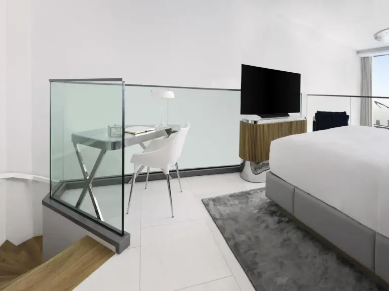 SLS Dubai Hotel & Residences workstation setup
