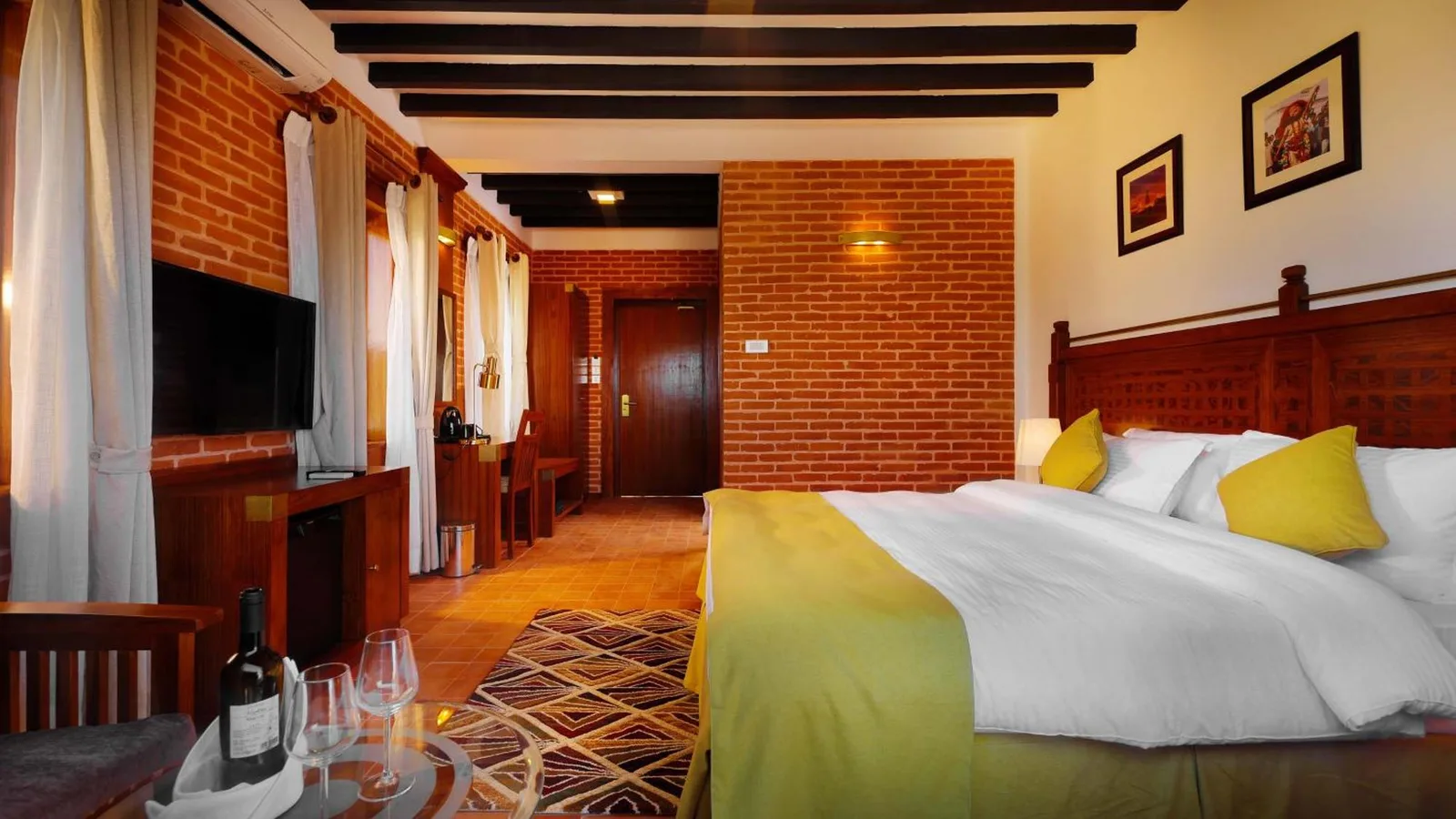 Chambre luxueuse au Soaltee Westend Resort Nagarkot.