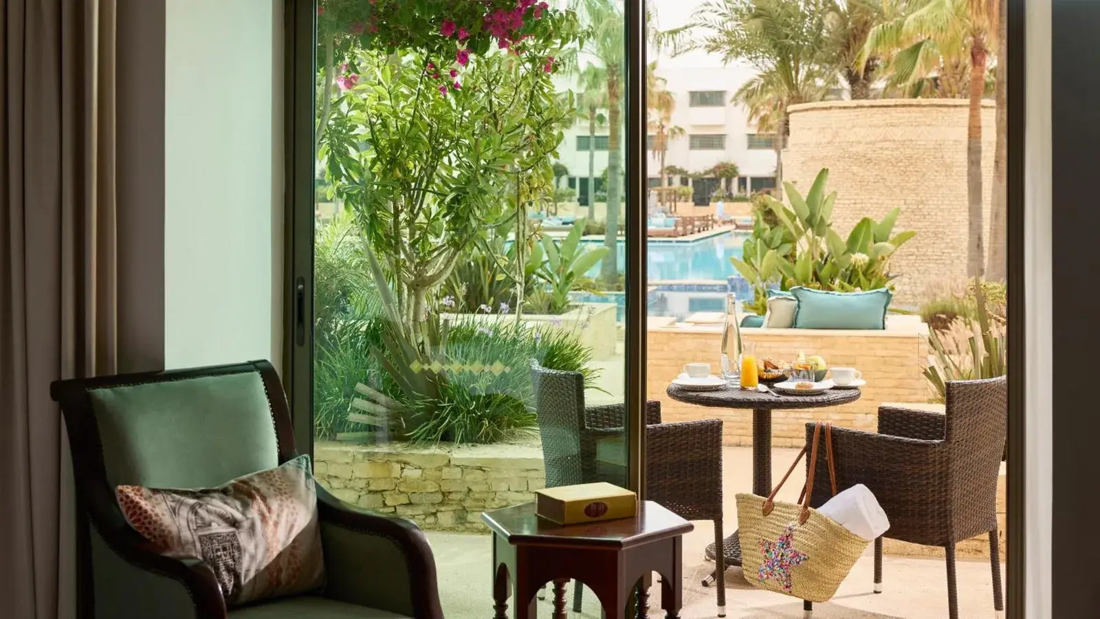 Sofitel Agadir Royal Bay Resort breakfast served on terrace