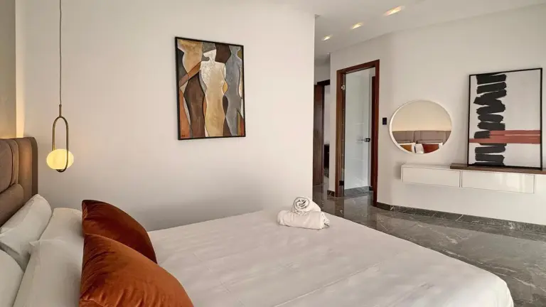 Interior de una suite espaciosa en Soho Boutique Casablanca en Casablanca
