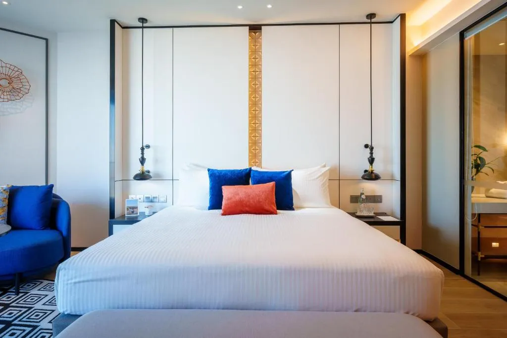Elegantes Bett im Somerset Pattaya