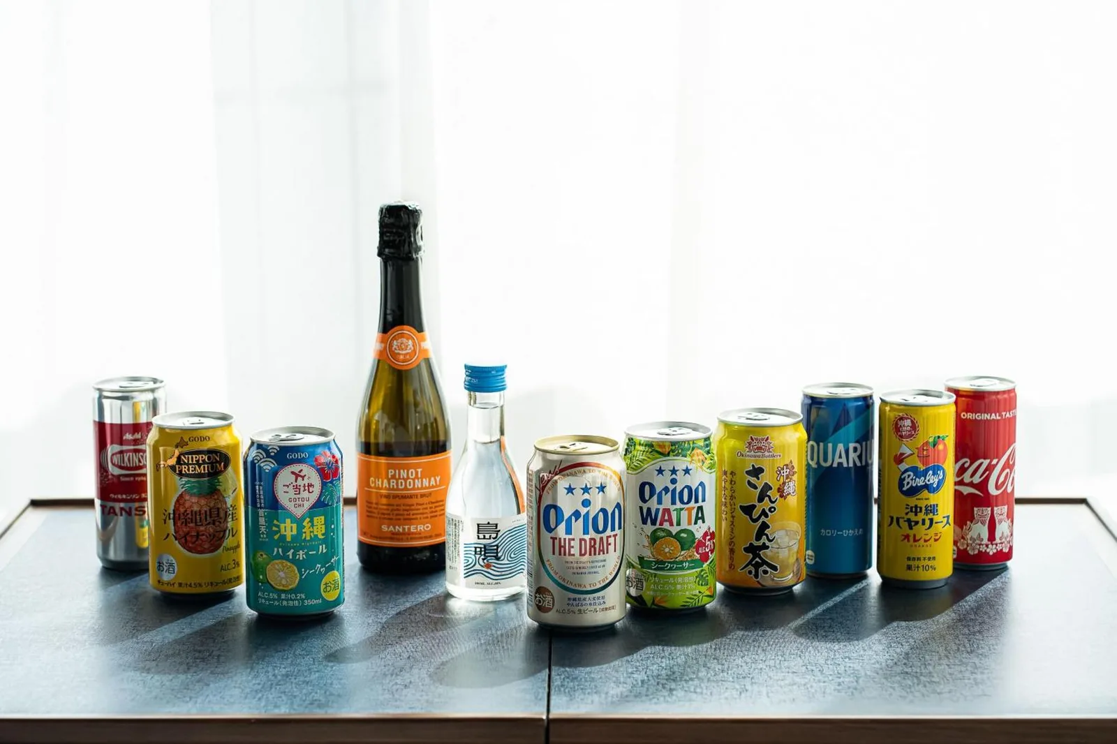 Sélection de boissons au Southwest Grand Hotel à Naha