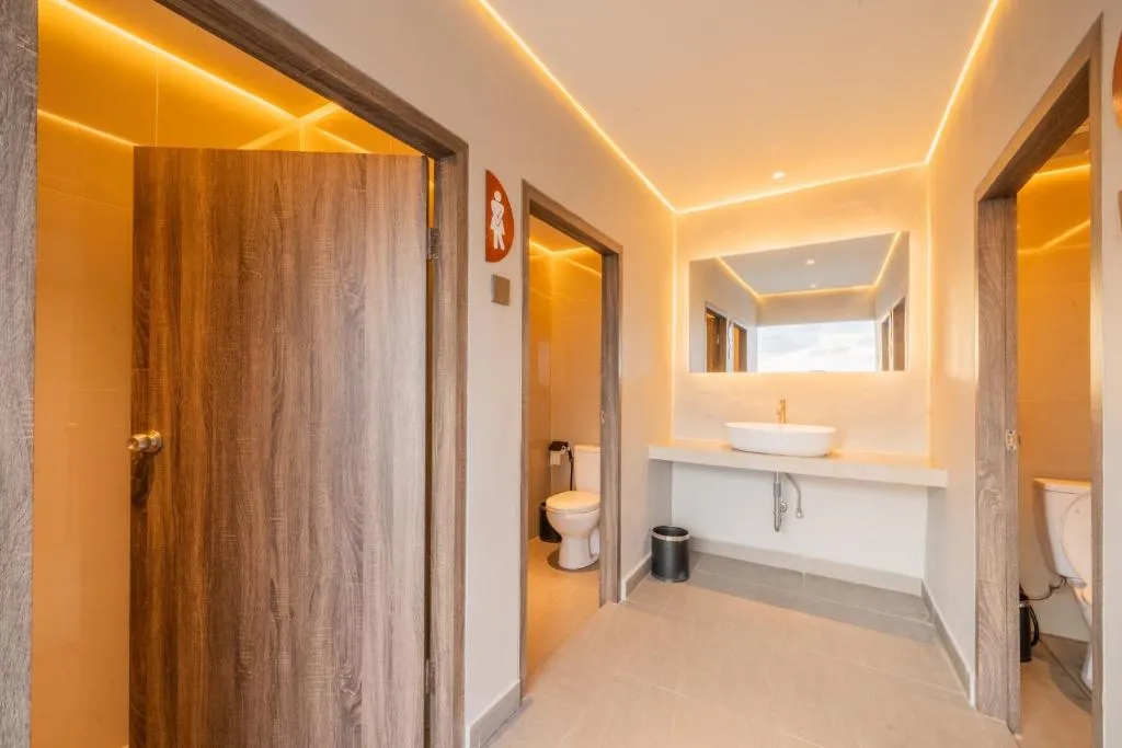 Modern bathroom facilities at Stark Boutique Hotel and Spa in Bali