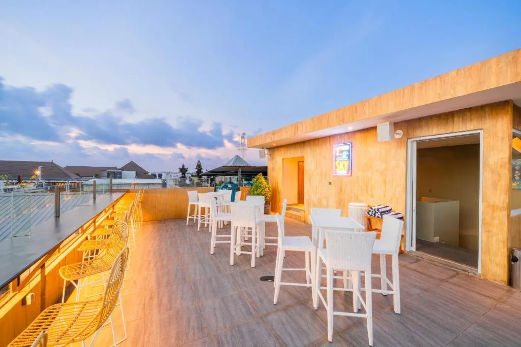 Sky lounge area at Stark Boutique Hotel and Spa in Bali