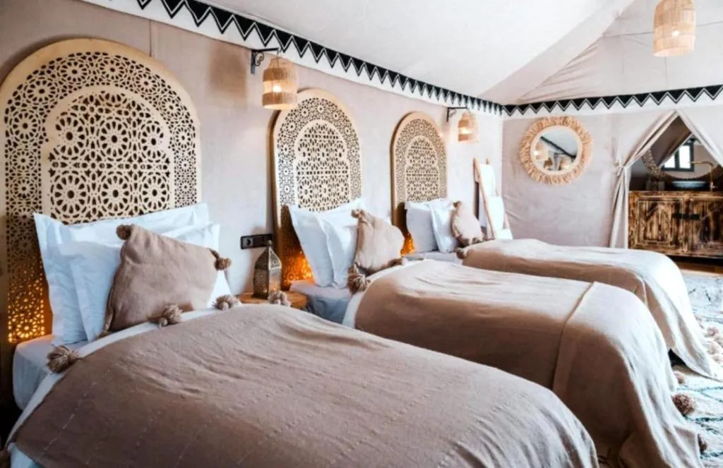 Luxuszimmer im Starry Nights Camp in Merzouga