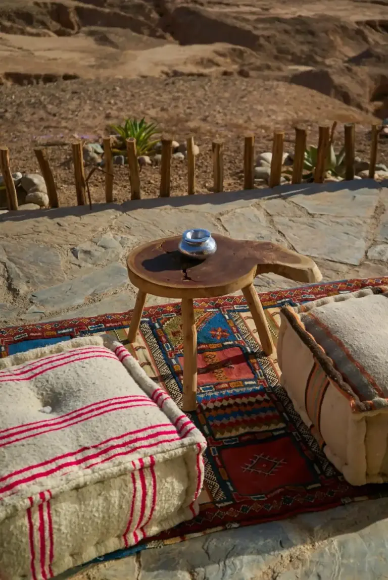 Espace extérieur de Stellar Agafay Desert Camp