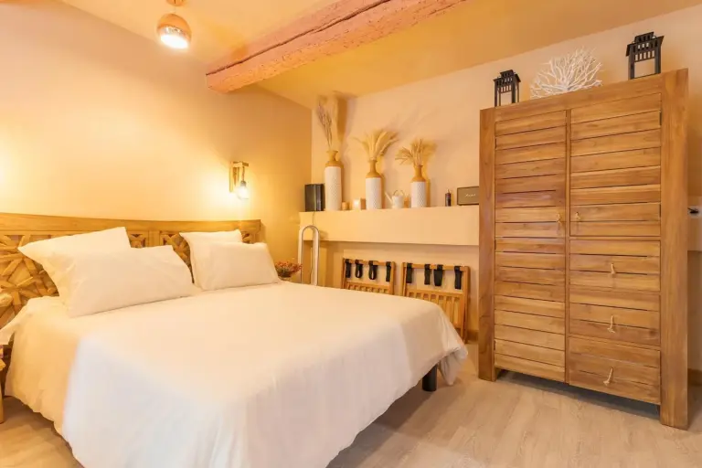 Schlafbereich im Sublime Appartement Centre D’aix