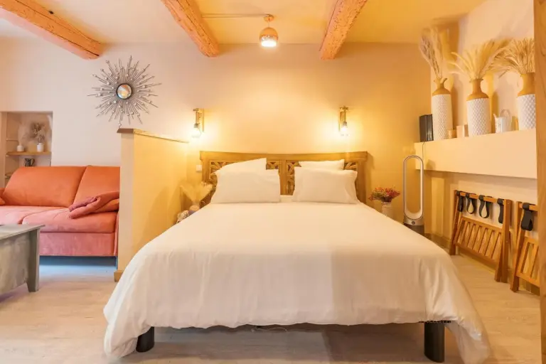 Stilvolles Schlafzimmer im Sublime Appartement Centre D’aix